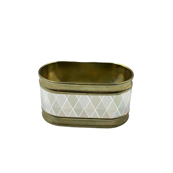 Set of 6 brass napkin rings - Picture 2 of 4